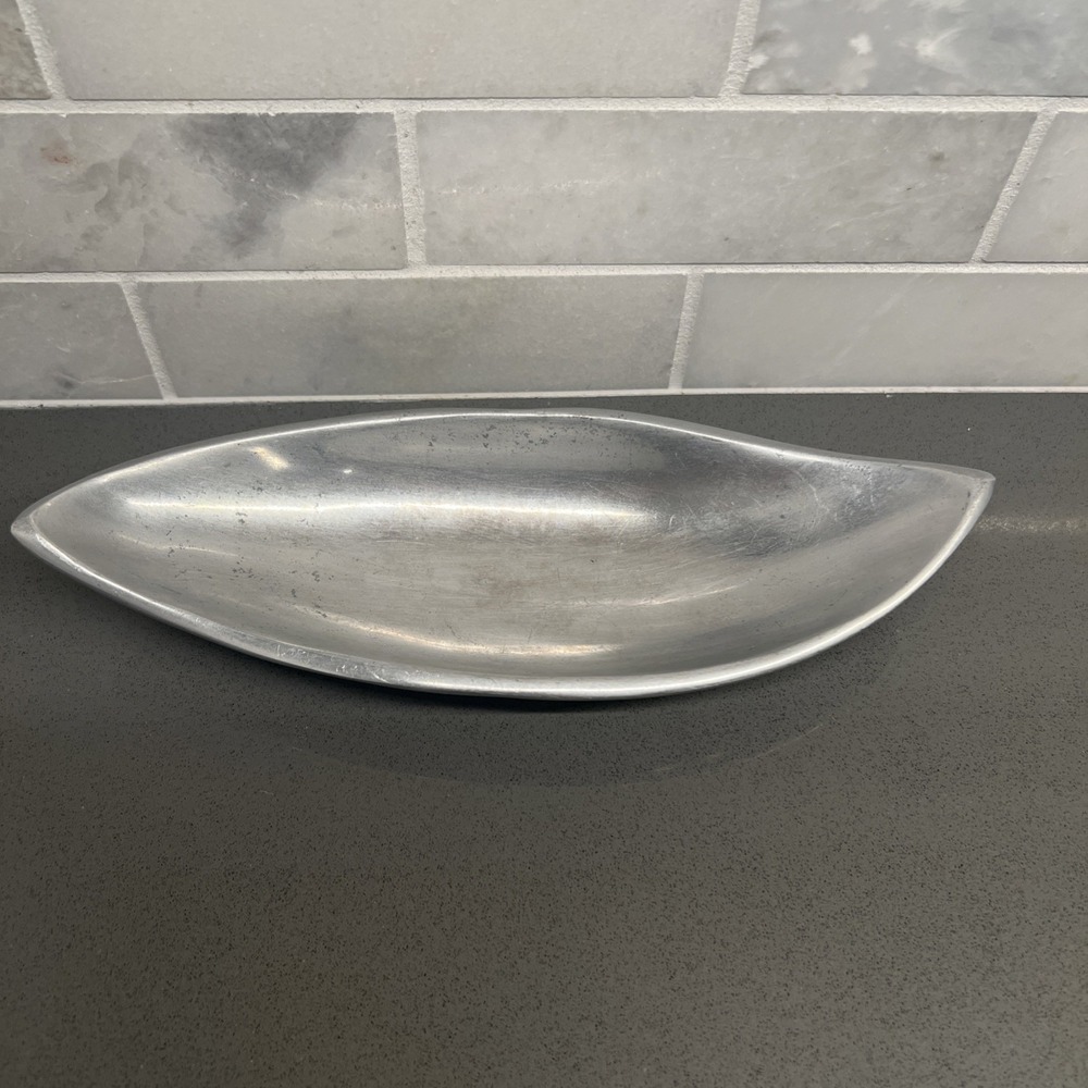 Polished Aluminum Serving Dish Made in India
